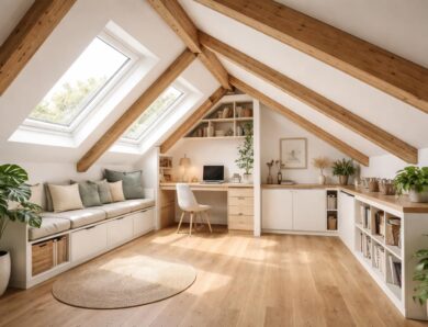 Pièces mansardées : comment les aménager sans perdre de place ?