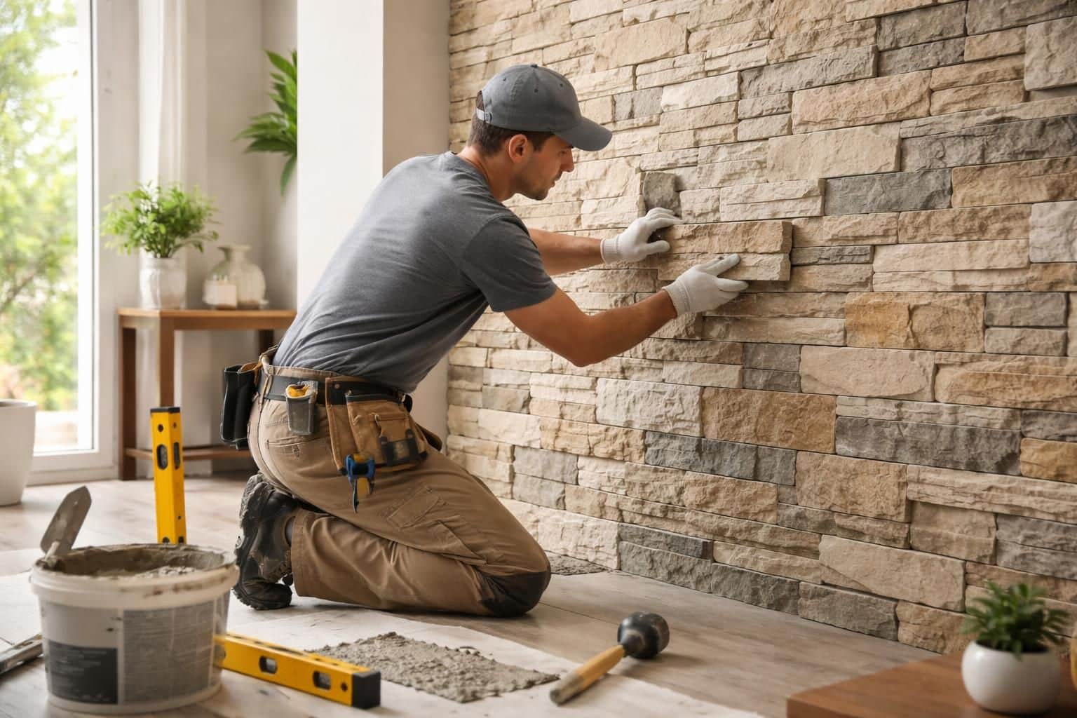 apprenez à installer vous-même votre mur de parement avec nos conseils faciles et pratiques pour sublimer votre intérieur grâce à pierre déco.