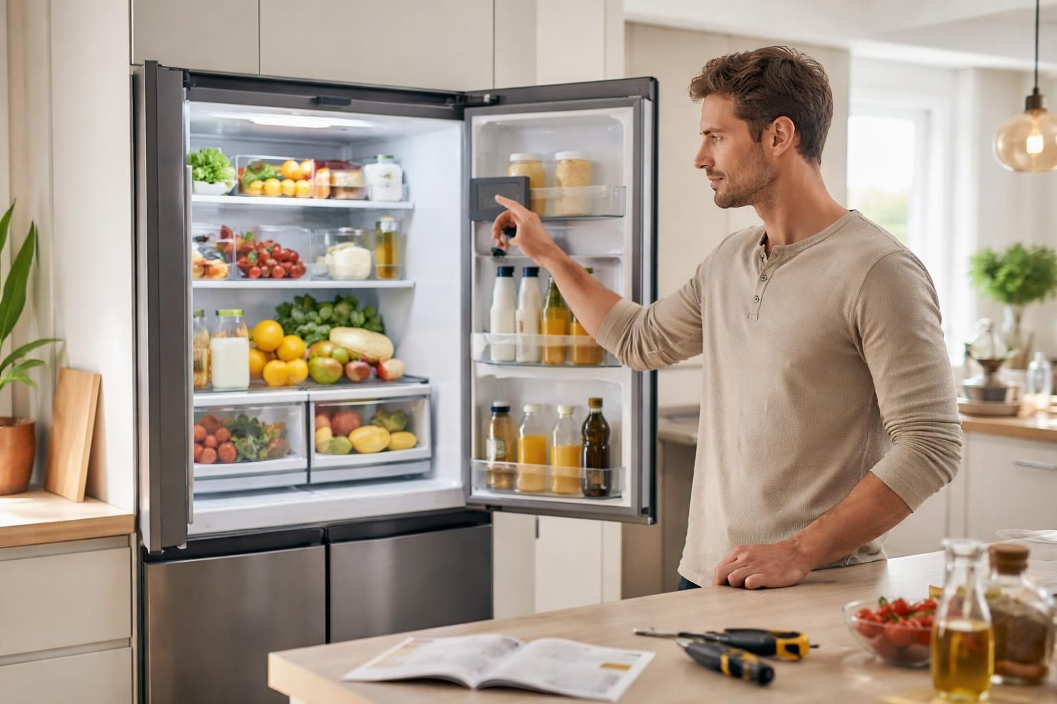 découvrez comment réinitialiser rapidement et efficacement votre frigo américain samsung grâce à nos solutions simples et pratiques.