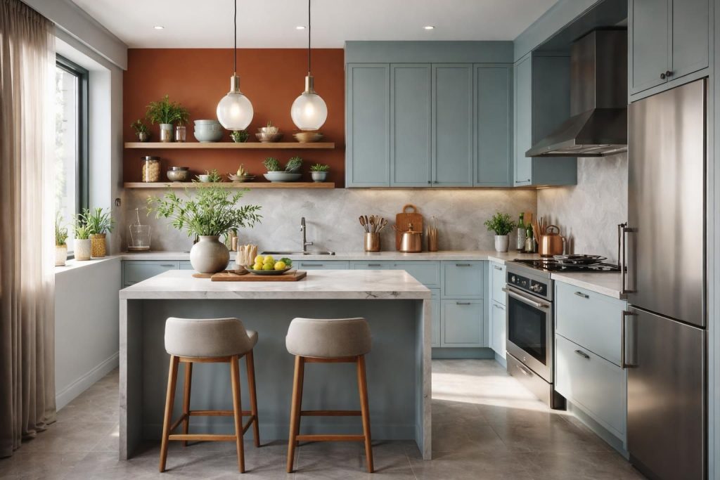 découvrez comment harmoniser les couleurs chaudes et froides dans votre cuisine pour créer un espace à la fois dynamique et équilibré. astuces et conseils pour un mélange réussi.