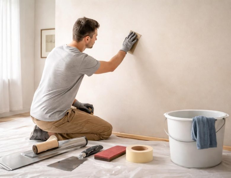 Enduit intérieur : comment bien préparer le mur avant application