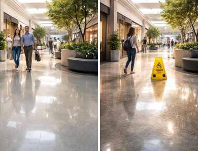 Les avantages et inconvénients du sol en résine dans les espaces commerciaux