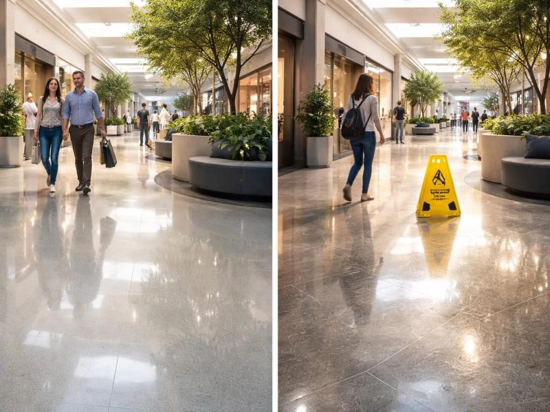 Les avantages et inconvénients du sol en résine dans les espaces commerciaux