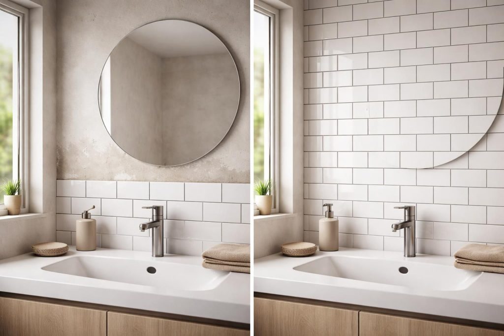 découvrez les erreurs courantes à éviter lors du choix de la hauteur de la faïence au-dessus du lavabo pour un espace salle de bain à la fois esthétique et fonctionnel.