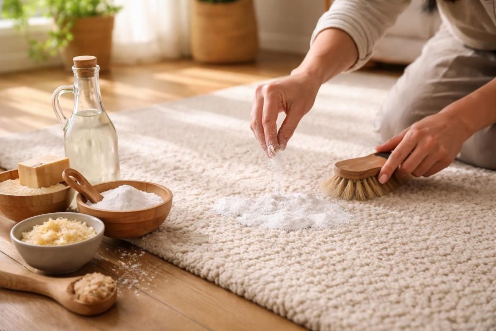 découvrez des méthodes naturelles et efficaces pour nettoyer un tapis en laine sans utiliser de produits chimiques, afin de préserver la qualité et la douceur de vos textiles.